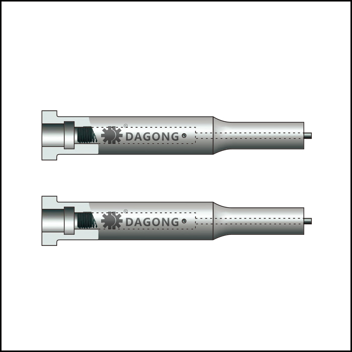 Center dowel ejector punches