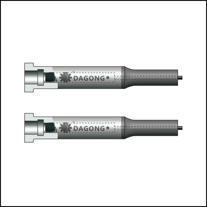 Coating center dowel ejector punches