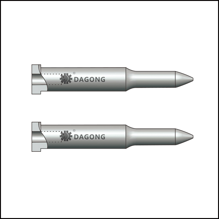 Long type variable size center dowel pilots