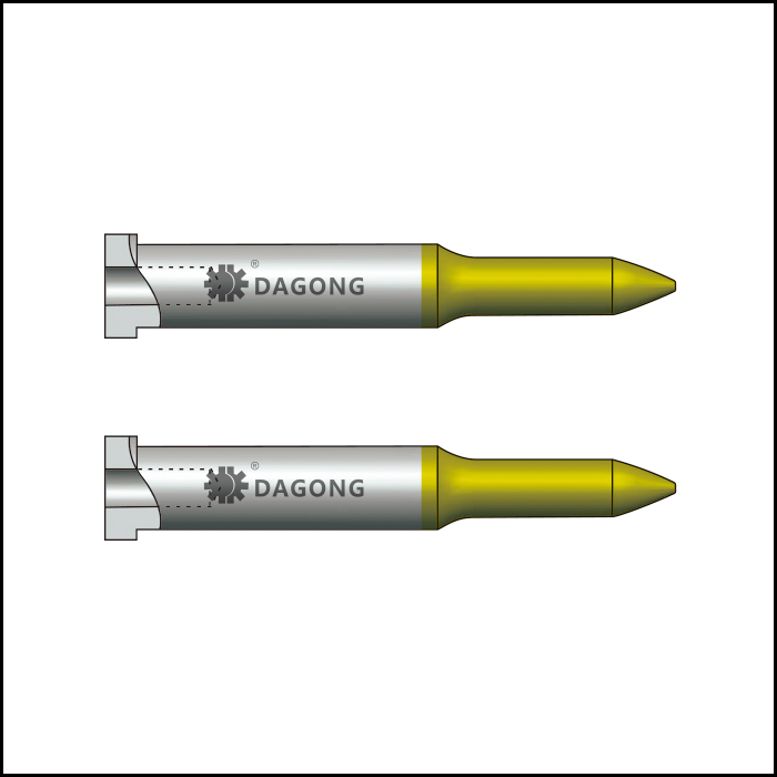 Coating long type variable size center dowel pilots