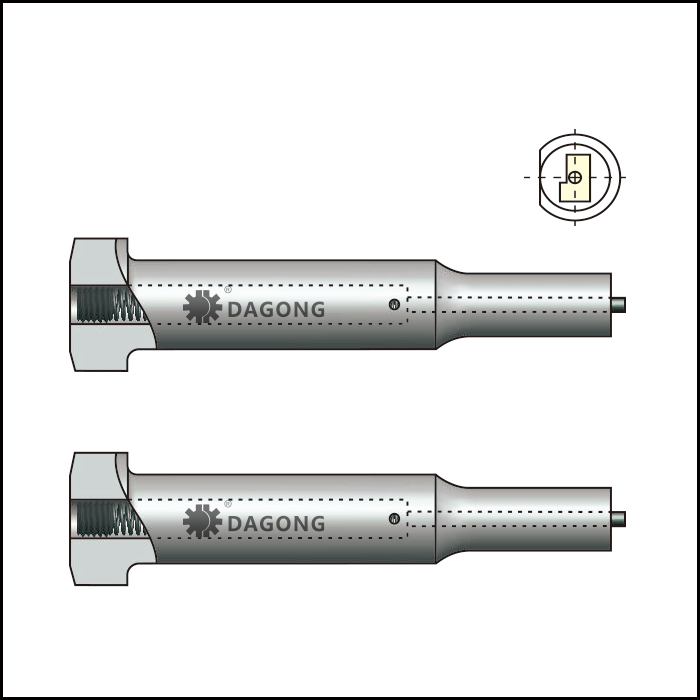 Classified shape ejector punches for thicker material