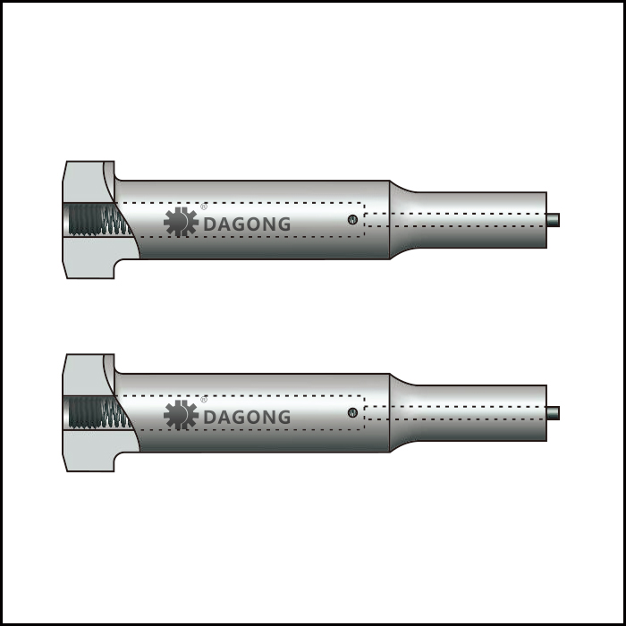 Ejector punches for thicker material