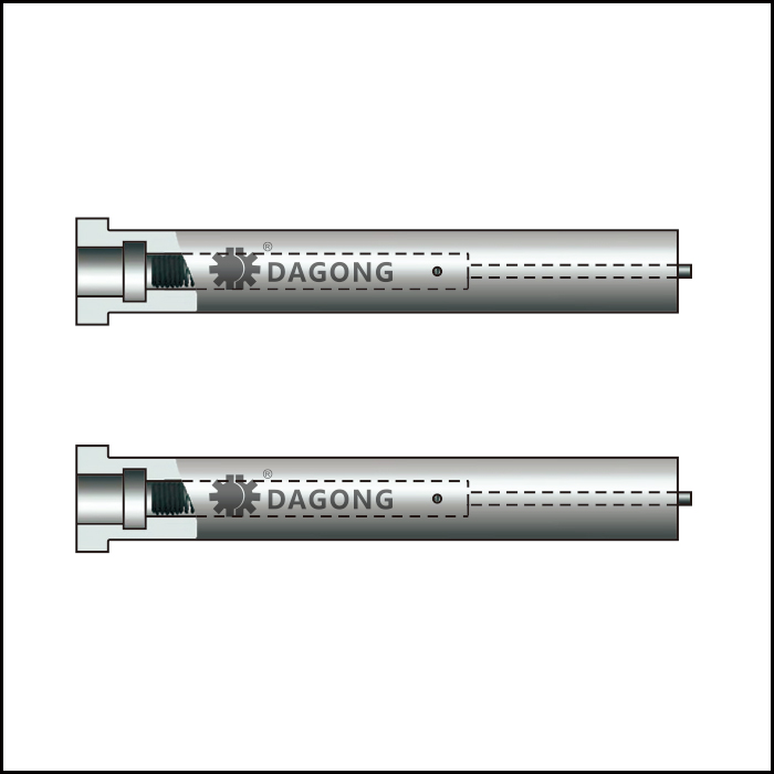 Center dowel ejector Punch blanks